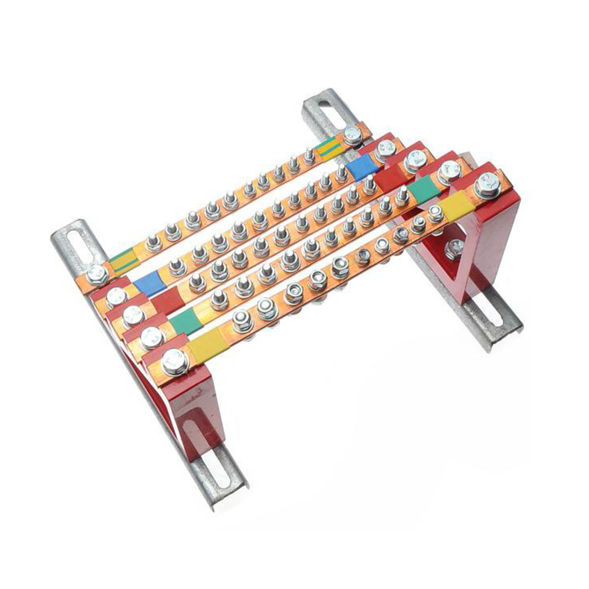 Cabeus CGB-БШ5-3.15-10 Блок медных шин 3х15 3P+N+PE по 10 присоединений, 250х240х160 мм, 200А