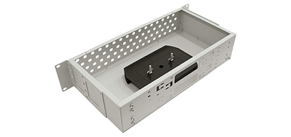 Cabeus FO-19-64FC-T Кросс оптический стоечный, 19, до 64 портов FC(ST), сплошная панель, серый