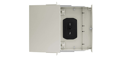 Cabeus ODF-19-2FP-16FC/ST/SC-K-GY-T Кросс оптический стоечный выдвижной, с замком, 19, до 16 портов, серый