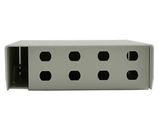 Cabeus FO-WL-8-FC/ST-T Кросс оптический настенный, до 8 портов FC(ST), ложемент - 1шт., серый