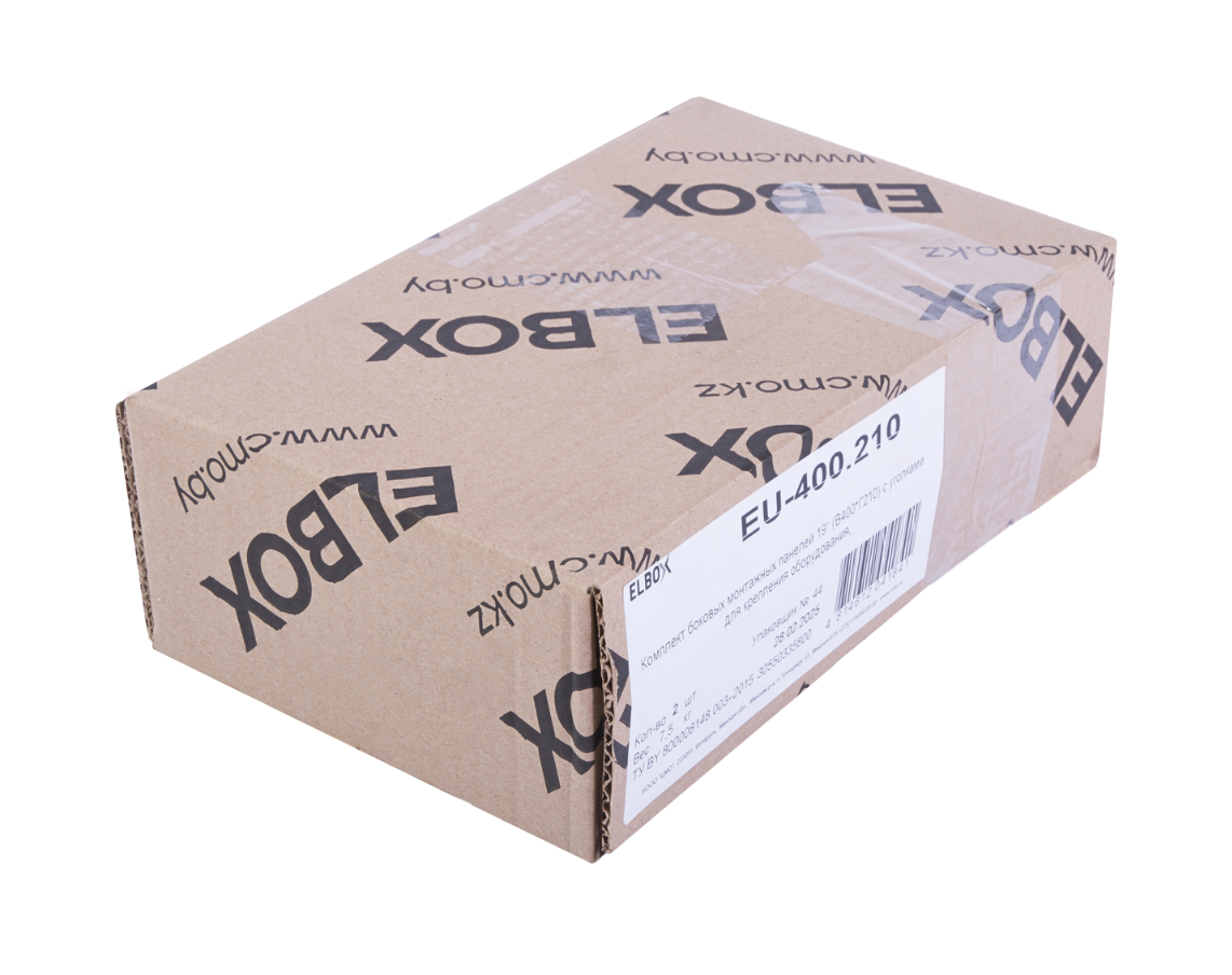 ЦМО EU-400.210 Комплект боковых монтажных панелей 19" (В400*Г210) с уголками для крепления оборудования, EU-400.210