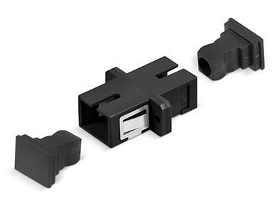 Cabeus SC-SC-MM-BK Проходной соединитель SC-SC, MM(для многомодового кабеля), simplex черный
