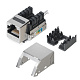 Cabeus KJ-RJ45-Cat.5E-SH-90 Вставка Keystone Jack RJ-45(8P8C), категория 5e, экранированная, заделка тип 110, белая