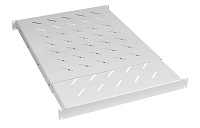 Cabeus SH-J018-SS-600-100KG Полка 19" перфорированная глубиной 600-1000 мм для напольных шкафов и открытых стоек, усиленная до 100кг, цвет серый (RAL 7035)