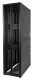 ЦМО ШТК-СП-42.6.10-48АА-9005 Шкаф серверный ПРОФ напольный 42U (600x1000) дверь перфор., задние двойные перфор., черный, в сборе ШТК-СП-42.6.10-48АА-9005