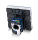Cabeus KJ-RJ45-Cat.6-180T-FP-L-45 Keystone Jack RJ-45(8P8C), 180 градусов, категория 6, безинструментный монтаж, вставка Mosaic (арт.076564)