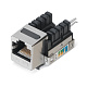 Cabeus KJ-RJ45-Cat.5E-SH-90 Вставка Keystone Jack RJ-45(8P8C), категория 5e, экранированная, заделка тип 110, белая
