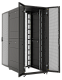 Шкаф серверный ПРОФ напольный 48U (800 × 1000) двери двойные перф. 2 шт., черный, в сборе, ШТК-СП-48.8.10-88АА-9005