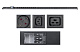 Cabeus PDU-32-10S-10C19-8C13-B-T Блок розеток для 19" шкафов, вертикальный, 10 розеток Schuko, 10 розеток IEC 320 C19, 8 розеток IEC 320 C13, 32А, автомат защиты, алюминиевый корпус, клеммная колодка