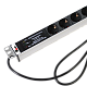 ЦМО R-16-10S-10C13-FI-1420-3 Вертикальный блок розеток Rem-16 с фил. и инд., 10&nbsp;&nbsp;Schuko, 10 C13, 16A, алюм.,33-48U, шнур 3м. R-16-10S-10C13-FI-1420-3