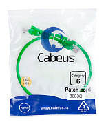 Cabeus PC-UTP-RJ45-Cat.6-0.5m-GN Патч-корд UTP, категория 6, 0.5 м, неэкранированный, зеленый