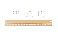 Комбинированная ЭМС шина для шкафов EMS шириной 800 мм (алюминий), EMS-2388850