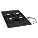 Cabeus TRAY-100-BK Модуль вентиляторный с 4-я вентиляторами для установки в напольные шкафы серии SH-05C , ND-05C глубиной 1000мм, цвет черный (RAL 9004)