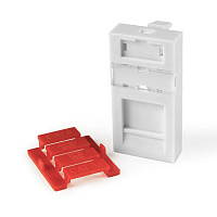 Cabeus FP-22,5-1M-F Вставка 45x22,5 (Mosaic) для 1 модуля формата Keystone Jack