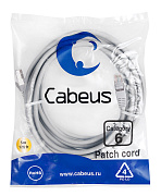 Cabeus PC-FTP-RJ45-Cat.6-5m-LSZH Патч-корд FTP, категория 6, F/UTP экранированный, LSZH, 5 м, серый