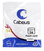 Cabeus PC-UTP-RJ45-Cat.5e-0.15m-RD-LSZH Патч-корд U/UTP, категория 5е, 2xRJ45/8p8c, неэкранированный