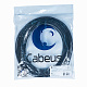 Cabeus UTP-4P-Cat.5e-SOLID-OUT-PE-UV-25 Кабель витая пара UTP (U/UTP), категория 5e, 4 пары (24 AWG), одножильный, для внешней прокладки, PE-UV (25 м)