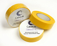 Cabeus ET-YL, 19мм, желтая Изоляционная лента  желтая 19ммх20мх0.13мм