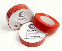 Cabeus ET-RD, 19мм, красная Изоляционная лента  красная 19ммх20мх0.13м