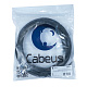 Cabeus UTP-4P-Cat.5e-SOLID-LSZH-BK-25 Кабель витая пара UTP (U/UTP), категория 5e, 4 пары (24 AWG), одножильный, черный, LSZH, нг(А)-HF, (25 м)