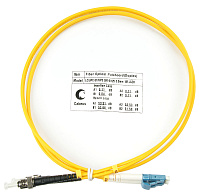 Cabeus FOP(d)-9-LC-ST-1m Шнур оптический duplex LC-ST 9/125 sm 1м LSZH