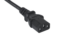 Cabeus PC-189-VDE-1.5-1.8M Кабель питания монитор-компьютер C13 - C14 (3x1.5), 1.8 м