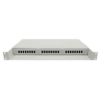 Cabeus FO-19-3FP-24FC/ST/SC-S-T Кросс оптический стоечный, 19, до 24 портов, серый