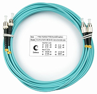 Cabeus FOP-50-FC-ST-7m Шнур оптический duplex FC-ST 50/125 mm OM3 7м LSZH