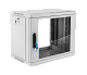 Шкаф телекоммуникационный настенный сварной 9U (600 × 530) съёмные стенки, дверь стекло, ШРН-9.500