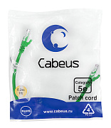 Cabeus PC-UTP-RJ45-Cat.5e-0.3m-GN Патч-корд UTP, категория 5e, 0.3 м, неэкранированный, зеленый