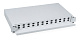 Cabeus ODF-19-24-SC Кросс бокс оптический 19" на 24 SC (LC duplex) со сплайс пластиной, выдвижной (без пигтейлов и проходных адаптеров)