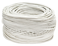 Cabeus UTP-4P-Cat.6-SOLID-LSZH-WH Кабель витая пара UTP (U/UTP), категория 6, 4 пары (23 AWG), одножильный, LSZH нг(А)-HF, белый
