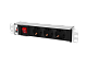 ЦМО R-10-3S-V-220-Z Блок розеток Rem-10 без шнура с выкл., 3 Sсhuko, вход IEC 60320 C14, 10A, алюм., 10", R-10-3S-V-220-Z