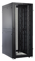 ЦМО ШТК-СП-42.8.10-44АА-9005 Шкаф серверный ПРОФ напольный 42U (800x1000) дверь перфор. 2 шт., черный, в сборе  ШТК-СП-42.8.10-44АА-9005