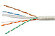 Cabeus UTP-4P-Cat.6-SOLID-GY-50 Кабель витая пара UTP (U/UTP), категория 6, 4 пары (23 AWG), одножильный, PVC нг(А)-LS, серый (50 м)
