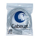 Cabeus UTP-4P-Cat.5e-SOLID-LSLTx-GY-25 Кабель витая пара UTP (U/UTP), категория 5e, 4 пары (24 AWG), одножильный, нг(А)-LSLTx, серый (25 м)