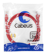 Cabeus PC-UTP-RJ45-Cat.5e-1.5m-RD-LSZH Патч-корд UTP, категория 5e, 1.5 м, LSZH, неэкранированный, к