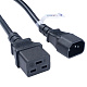 Cabeus PC-IEC19-IEC14-1.8M Кабель питания C19 - C14 (3x1.5), 16A, прямая вилка, 1.8м