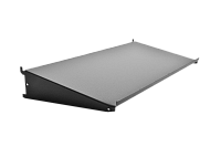 Полка клавиатурная ЦМО ТСВ, неперфорированная, навесная, 2U, 60х473х200 мм (ВхШхГ), нагрузка до 30 кг, для шкафов и стоек, цвет: чёрный