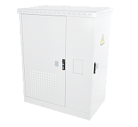 Шкаф всепогодный напольный 36U (Ш1000 × Г900), комплектация Т1 с контроллером MC1 и датчиками, ШТВ-2-36.10.9-43А3-Т1-МС1