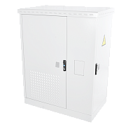 Шкаф всепогодный напольный 36U (Ш1000 × Г900), комплектация Т1 с контроллером MC1 и датчиками, ШТВ-2-36.10.9-43А3-Т1-МС1