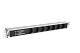 ЦМО R-10-7S-FI-440-Z Блок розеток Rem-10 без шнура с фил. и инд., 7 Sсhuko, вход IEC 60320 C14, 10A, алюм., 19", R-10-7S-FI-440-Z