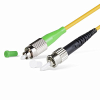 Cabeus FOP(s)-9-FC/APC-ST/UPC-1m Шнур оптический simplex FC/APC-ST/UPC 9/125 sm 1м LSZH