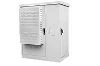 Шкаф всепогодный напольный 24U (Ш1000 × Г900), комплектация ТК с контроллером MC3 и датчиками, ШТВ-2-24.10.9-К3А3-ТК-МС3