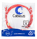 Cabeus PC-UTP-RJ45-Cat.6-2m-RD Патч-корд U/UTP, категория 6, 2xRJ45/8p8c, неэкранированный, красный, PVC, 2м
