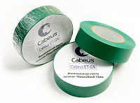 Cabeus ET-GN, 19мм, зеленая Изоляционная лента  зеленая 19ммх20мх0.13мм