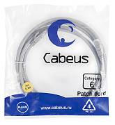 Cabeus PC-UTP-RJ45-Cat.6-3m Патч-корд UTP, категория 6, 3 м, неэкранированный, серый