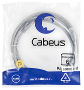 Cabeus PC-UTP-RJ45-Cat.6-3m-LSZH Патч-корд UTP, категория 6, 3 м, LSZH, неэкранированный, серый