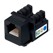 Cabeus KJ-RJ12-90-BK Degree Вставка Keystone Jack, RJ-12(6P6C), угол 90 градусов, 110 IDC, черная