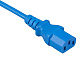 Cabeus PC-186-VDE-1.8M-BL Кабель питания компьютера (Schuko+C13) (3x0.75), синий, 1.8м